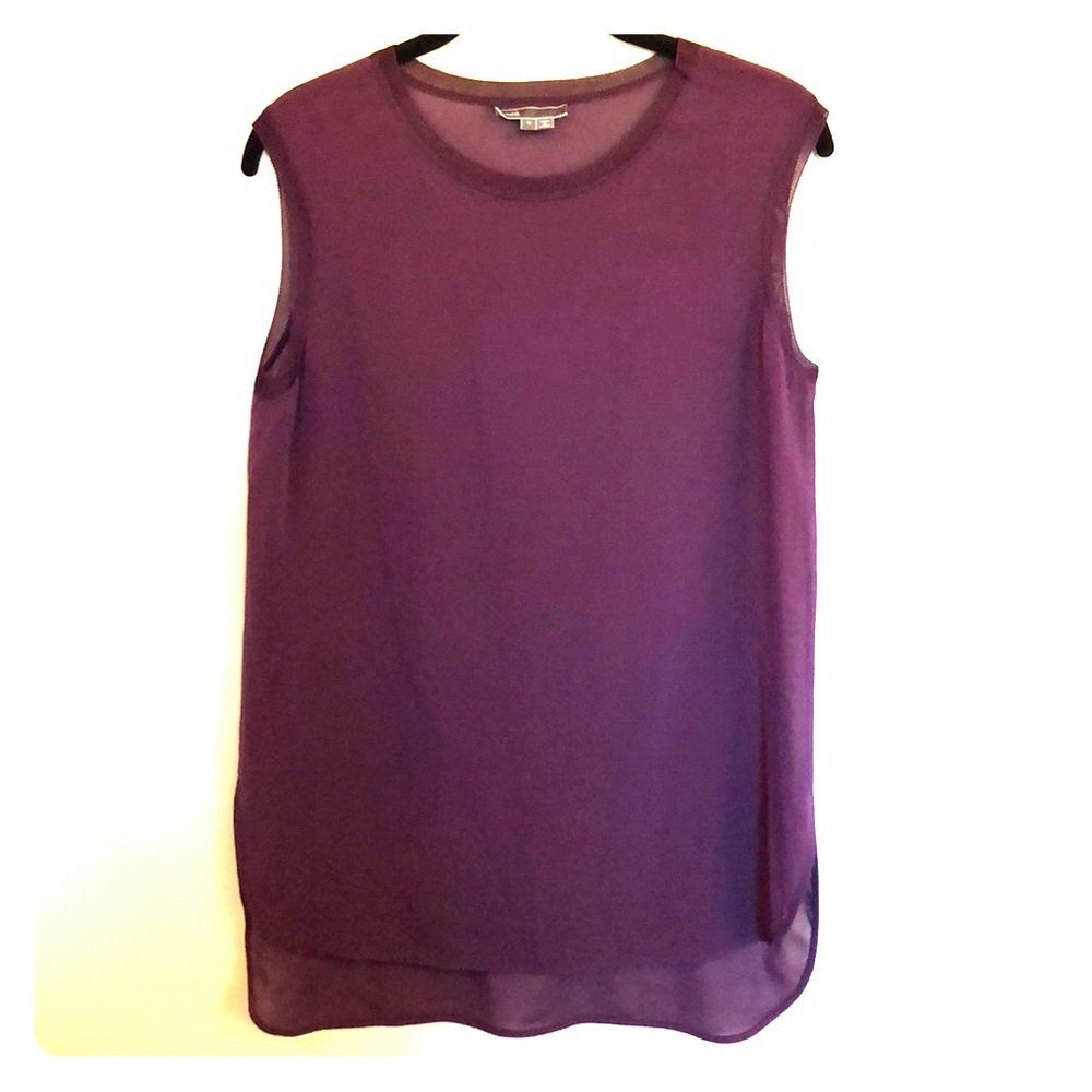 Vince silk tunic top